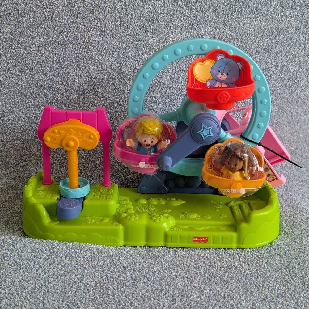 Fisher Price Little People Carnival Playset Ferris Wheel Ice Cream Truck NWOB